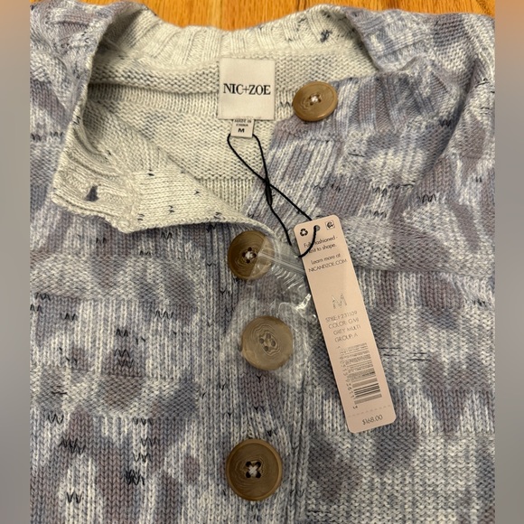 NIC+ZOE button cardigan sweater size M - Picture 5 of 6